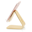 Nano Suction Phone Tablet Holder Rack with Data Cable Hole Gold