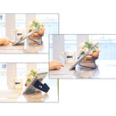 Nano Suction Phone Tablet Holder Rack with Data Cable Hole Gold
