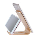 Nano Suction Phone Tablet Holder Rack with Data Cable Hole Gold