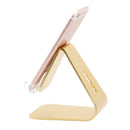 Nano Suction Phone Tablet Holder Rack with Data Cable Hole Gold