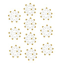 100pcs 50V 104pf 4mm Multilayer Monolithic Ceramic Capacitor Assorted