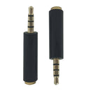 2pcs Universal 3.5MM OMTP to CTIA Earphone Adapter Splitter Plug Converter