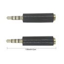 2pcs Universal 3.5MM OMTP to CTIA Earphone Adapter Splitter Plug Converter