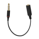 Headset Earphone 3.5mm OMTP to CTIA M / F Cable Converter