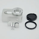 Aluminum Alloy Protective Frame Case For Xiaomi Yi 2 II Sport Action CameraSilver