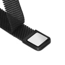 Stainless Mesh Milanese Magnetic Loop Watch Band Strap Bracelet For FitBit Alta Black