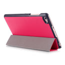 Tri-Fold PU Leather Case for 8inch Huawei MediaPad M2 + OTG+Touch Pen Pink