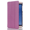 Ultra Slim Tri-Fold Leather Case for 8'' Huawei MediaPad M2 Tablet Purple