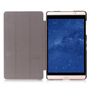 Tri-Fold PU Leather Case for 8inch Huawei MediaPad M2 + OTG+Touch Pen Sky Blue