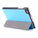 Tri-Fold PU Leather Case for 8inch Huawei MediaPad M2 + OTG+Touch Pen Sky Blue