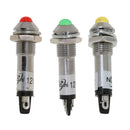 10 Pcs 12V DC 8mm Power Indicator Signal Light XD8-2 Led Light Bulb Yellow