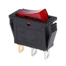 250V 10A Green LED 12V Car Boat Auto ON/OFF Rocker SPST Switch