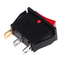 250V 10A Green LED 12V Car Boat Auto ON/OFF Rocker SPST Switch