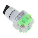 3 Position 22mm-Latching Rotary Switch Push Button Switch