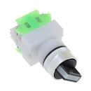 3 Position 22mm-Latching Rotary Switch Push Button Switch