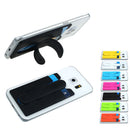 Cell Phone Card Holder Sticker Firmly Adhesive Stick Back Cover Credit Card Holder Pouch Pocket Wallet for All Mobile Phones Black