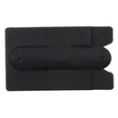 Cell Phone Card Holder Sticker Firmly Adhesive Stick Back Cover Credit Card Holder Pouch Pocket Wallet for All Mobile Phones Black