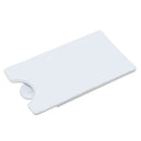 Cell Phone Card Holder Sticker Firmly Adhesive Stick Back Cover Credit Card Holder Pouch Pocket Wallet for All Mobile Phones White