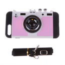 Retro 3D Camera Phone Cover Case FIT FOR iPhone 7 Plus 5.5'' Pink