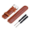 Double Face PU leather Watchband for vivoactive ApproachS2 S4 with Tool