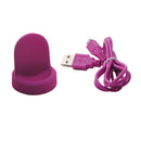 USB Powered Charger Cradle Charge Dock Adapter For Samsung Gear S3 Classic / S3 Frontier Smart Watch Purple