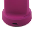 USB Powered Charger Cradle Charge Dock Adapter For Samsung Gear S3 Classic / S3 Frontier Smart Watch Purple