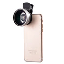 0.45X Professional HD Camera Lens Kit 2 in 1 Wide Angle Lens Clip On Phone Lens for iPhone or Android Silver