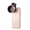 0.45X Professional HD Camera Lens Kit 2 in 1 Wide Angle Lens Clip On Phone Lens for iPhone or Android Rose Gold