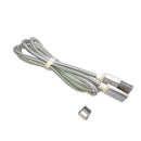 Magnetic Cable Micro USB Cable Wire Metal Charger Data Charging For Type-c Silver