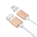 Magnetic Cable Micro USB Cable Wire Metal Charger Data Charging For Type-c Gold