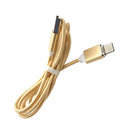 Magnetic Cable Micro USB Cable Wire Metal Charger Data Charging For Type-c Gold