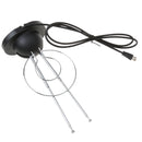 Universal Rabbit Ear UHF/VHF Color Antenna with Push-on Connectors