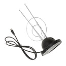 Universal Rabbit Ear UHF/VHF Color Antenna with Push-on Connectors