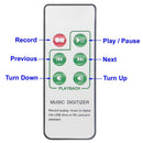 3.5mm Jack /RCA Port to MP3 Audio Capture Recorder Music Digitizer Support SD Card & USB Flash Drive EU Standard
