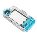 Fullbody Hermetic Screwed Case Waterproof Cover Shockproof Underwater Diving for iPhone 5/5s/5c 4'' Blue