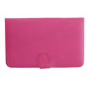 Wired Keyboard Flip 4.2''-6.5' 'Holster Case Cover Kickstand For Smsung HUAWEI HTC Micro USB Phone W/ OTG Rose Red
