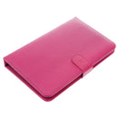 Wired Keyboard Flip 4.2''-6.5' 'Holster Case Cover Kickstand For Smsung HUAWEI HTC Micro USB Phone W/ OTG Rose Red
