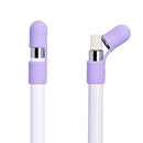 Silicone Cradle Stand With Cap Keeper Holder For Apple iPad Pencil Purple