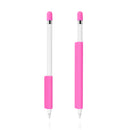Sillicon Protection Cover Case Pencil Holder Kits for Apple Pencil Rose Red