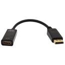 Black for HP/DELL Laptop PC Male To Female DP to HDMI Cable Display Port to HDMI Adapter Converter