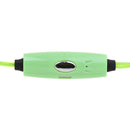 LED Luminous In ear Running Sports Earphone Stereo Headphones Headset Green