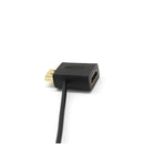 Convertor + 50cm USB 2.0 Male Charger Cable Lead HDMI Male to Female M/F Splitter Adapter for HDTV, PlayStation 3, DVD