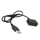 Convertor + 50cm USB 2.0 Male Charger Cable Lead HDMI Male to Female M/F Splitter Adapter for HDTV, PlayStation 3, DVD