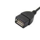 V8 Micro USB 2.0 Male to USB A Female Data Sync OTG Cable Cord For Cellphone GPS PDA