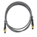 Digital Fiber Optic Audio Cable Optical SPDIF TosLink for TV DVD AMP 1.5m