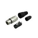 3 Pin Male XLR Socket To Male Stereo Jack Plug Adaptor Convertor