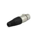 3 Pin Male XLR Socket To Male Stereo Jack Plug Adaptor Convertor