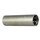 Audio XLR Male Coupler Gender Changer Male Mic Barrel Mike Adapter