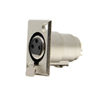 XLR 3Pin Female Socket Metal Panel Mount Chassis PCB Socket For Microphone