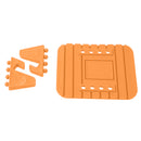 Magic Anti-Slip Non-Slip Mat Car Dashboard Table Sticky Pad Adhesive Mat for iPhone 6 7 Samsung GPS Orange